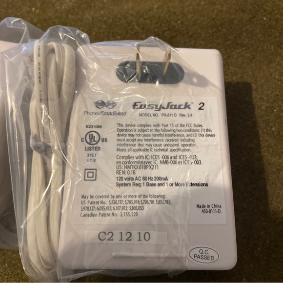 EASYJACK ReadyNet Phone Jack for Electrical Outlets NEW NOS 150171 - Picture 5 of 9